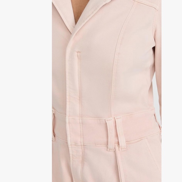 PAIGE “Meg” Romper in Vintage Pink Valentine Size 6 | Long Sleeve  Utility - Picture 5 of 10